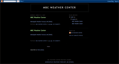 Desktop Screenshot of mbcweathercenter.blogspot.com