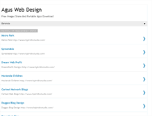 Tablet Screenshot of aguswebdesign.blogspot.com