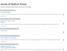Tablet Screenshot of annalsofmedicalschool.blogspot.com