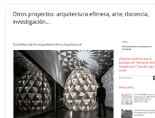 Tablet Screenshot of fernandomolinarquitecto.blogspot.com