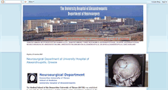 Desktop Screenshot of neurosurgerythrace.blogspot.com