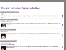 Tablet Screenshot of humamsyaharuddin.blogspot.com