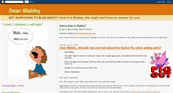 Desktop Screenshot of dearblabbyblog.blogspot.com