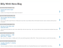 Tablet Screenshot of billywirthnewsblog.blogspot.com