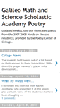 Mobile Screenshot of galileoacademypoetry.blogspot.com