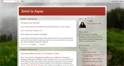 Desktop Screenshot of kristiinjapan.blogspot.com