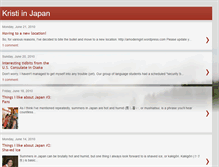 Tablet Screenshot of kristiinjapan.blogspot.com