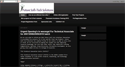 Desktop Screenshot of future-softtech.blogspot.com