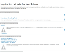 Tablet Screenshot of inspiraciondelartehaciaelfuturo.blogspot.com