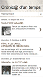 Mobile Screenshot of cronicaduntemps.blogspot.com