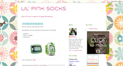 Desktop Screenshot of lilpinksocks.blogspot.com