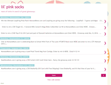 Tablet Screenshot of lilpinksocks.blogspot.com