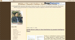 Desktop Screenshot of iftikharchaudrionline.blogspot.com