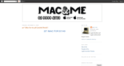 Desktop Screenshot of macandme-blog.blogspot.com