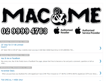 Tablet Screenshot of macandme-blog.blogspot.com