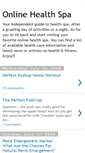 Mobile Screenshot of healthspa2u.blogspot.com