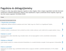 Tablet Screenshot of fogyokura-dieta.blogspot.com