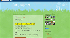 Desktop Screenshot of languageartsmrsgreene.blogspot.com