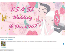 Tablet Screenshot of ksslwedding.blogspot.com