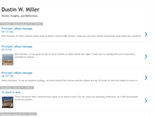 Tablet Screenshot of dustinwmiller.blogspot.com
