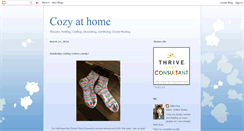 Desktop Screenshot of coziathome.blogspot.com