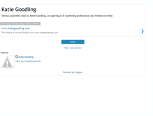 Tablet Screenshot of katiegoodling.blogspot.com