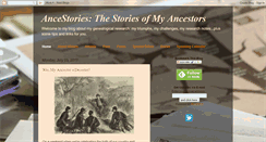 Desktop Screenshot of ancestories1.blogspot.com