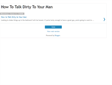 Tablet Screenshot of howtotalkdirtytoyourman.blogspot.com