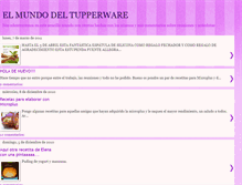 Tablet Screenshot of elmundodeltupperware.blogspot.com