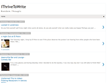Tablet Screenshot of ithrivetowrite.blogspot.com