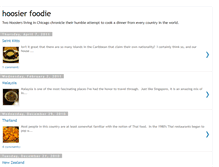 Tablet Screenshot of hoosierfoodie.blogspot.com