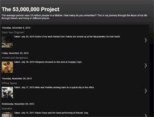 Tablet Screenshot of 53millionproject.blogspot.com