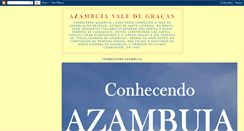 Desktop Screenshot of conhecendoazambuja.blogspot.com