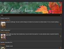 Tablet Screenshot of one-little-acorn.blogspot.com