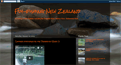 Desktop Screenshot of fly-fishingnewzealand.blogspot.com