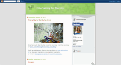 Desktop Screenshot of entertainingforeternity.blogspot.com