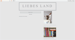 Desktop Screenshot of liebesland.blogspot.com