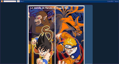 Desktop Screenshot of lemondedenarutoetdragonball.blogspot.com