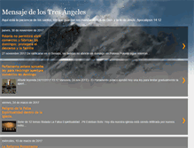 Tablet Screenshot of mensajetresangeles.blogspot.com