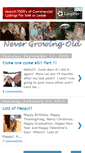 Mobile Screenshot of nevergrowingold.blogspot.com