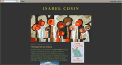 Desktop Screenshot of isabelcosin.blogspot.com