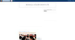 Desktop Screenshot of examresultskerala.blogspot.com