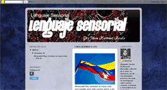 Desktop Screenshot of lenguajesensorial.blogspot.com