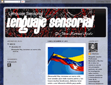 Tablet Screenshot of lenguajesensorial.blogspot.com