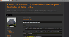 Desktop Screenshot of bioimagenes-anatomia-catedra1.blogspot.com
