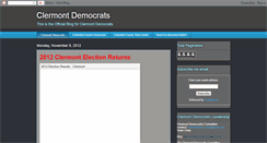 Desktop Screenshot of clermontdemocrats.blogspot.com