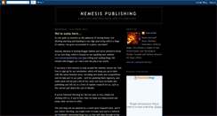 Desktop Screenshot of nemesispublishing.blogspot.com