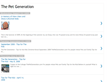 Tablet Screenshot of petgeneration.blogspot.com