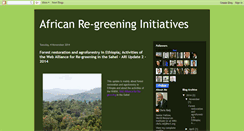 Desktop Screenshot of africa-regreening.blogspot.com