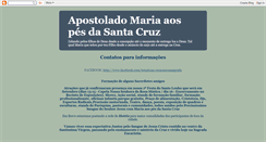 Desktop Screenshot of mariaaopedasantacruz.blogspot.com
